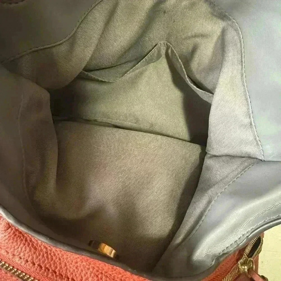 VINCE CAMUTO pebbled leather shoulder bag VV-BRANN-TO Moroccan clay - Picture 11 of 16